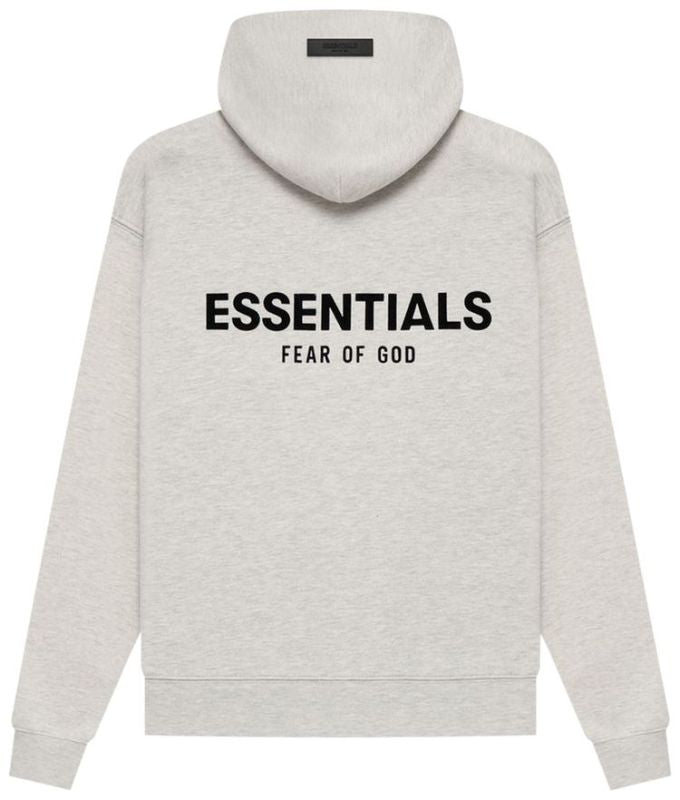 (SALE) FEAR OF GOD ESSENTIALS HOODIE LIGHT OATMEAL KIDS/JR SS22
