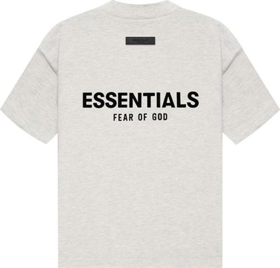 (SALE) FEAR OF GOD ESSENTIALS S SHIRT LIGHT OATMEAL KIDS/JR SS22