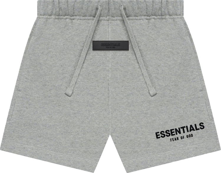 (SALE) FEAR OF GOD ESSENTIALS SHORTS DARK OATMEAL KIDS/JR SS22