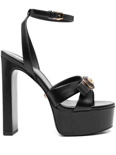 Versace 140 MM Gianni Ribbon Heel Sandal