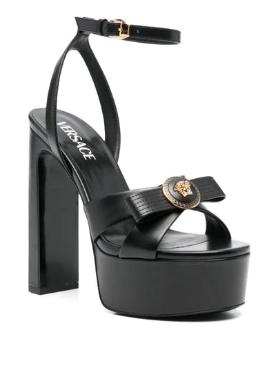 Versace 140 MM Gianni Ribbon Heel Sandal