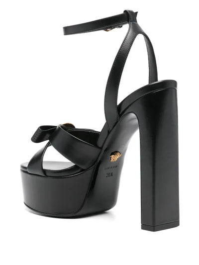 Versace 140 MM Gianni Ribbon Heel Sandal