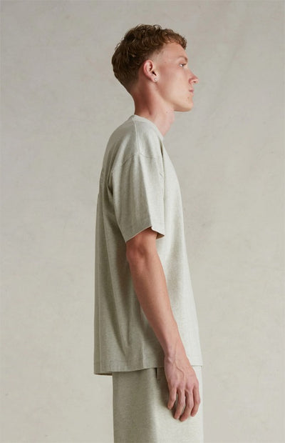 Fear of God Essentials SP25 T-Shirt ‘Heather Stone’