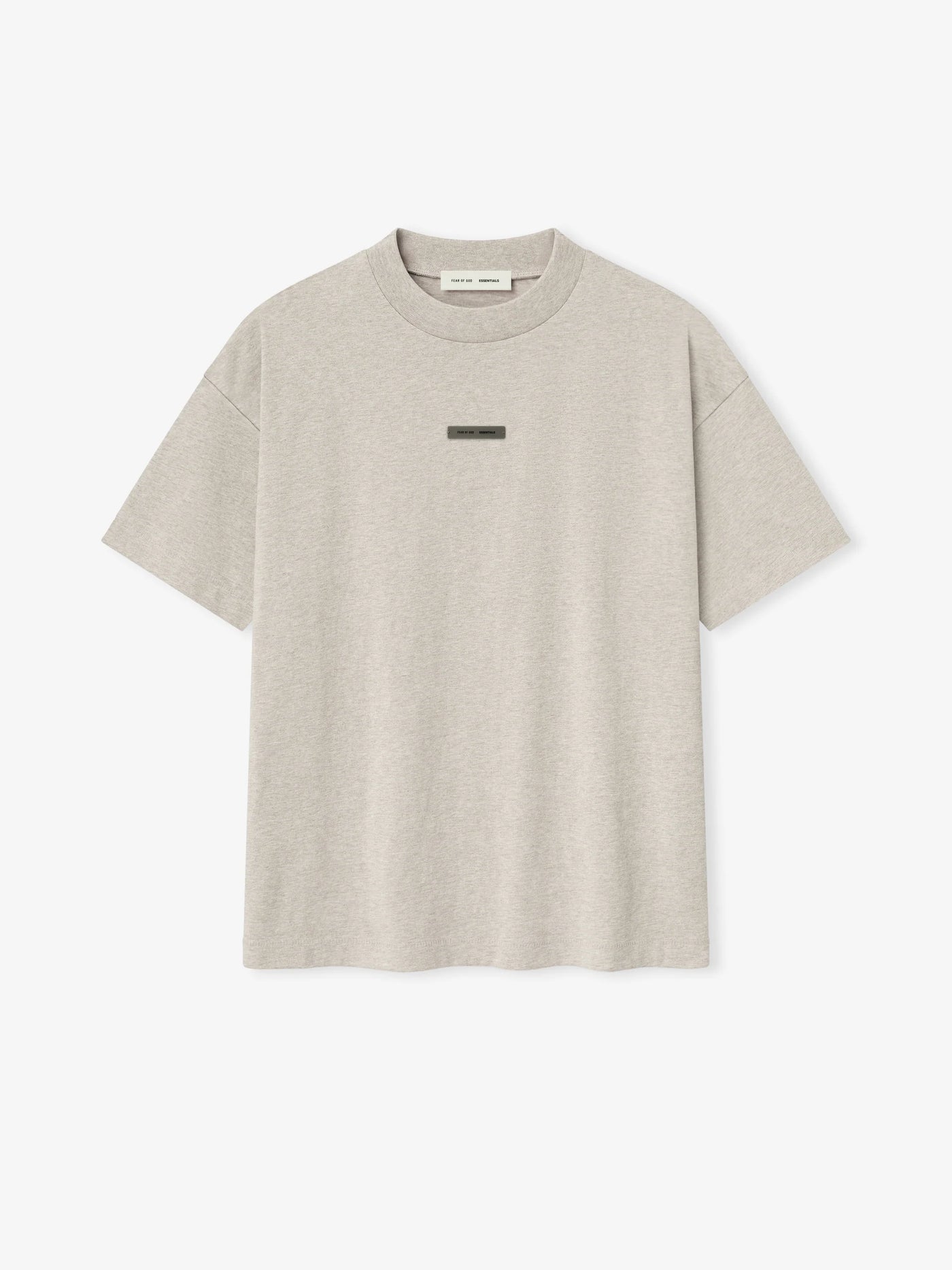 Fear of God Essentials SP25 T-Shirt ‘Heather Stone’
