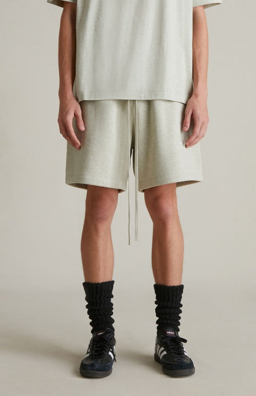 Fear of God Essentials SP25 Metallic Logo Shorts ‘Timber’