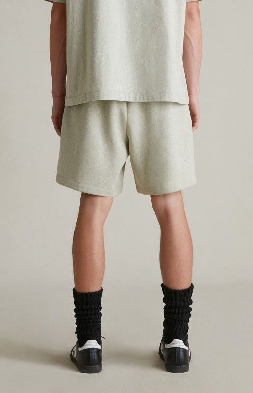 Fear of God Essentials SP25 Metallic Logo Shorts ‘Timber’