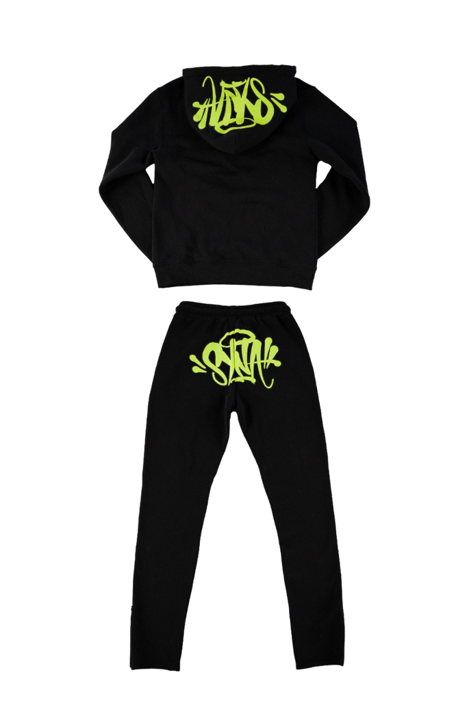 Syna world SYNA TRACK SUITS - BLACK/NEON Syna world SYNA TRACK SUITS - BLACK/NEON