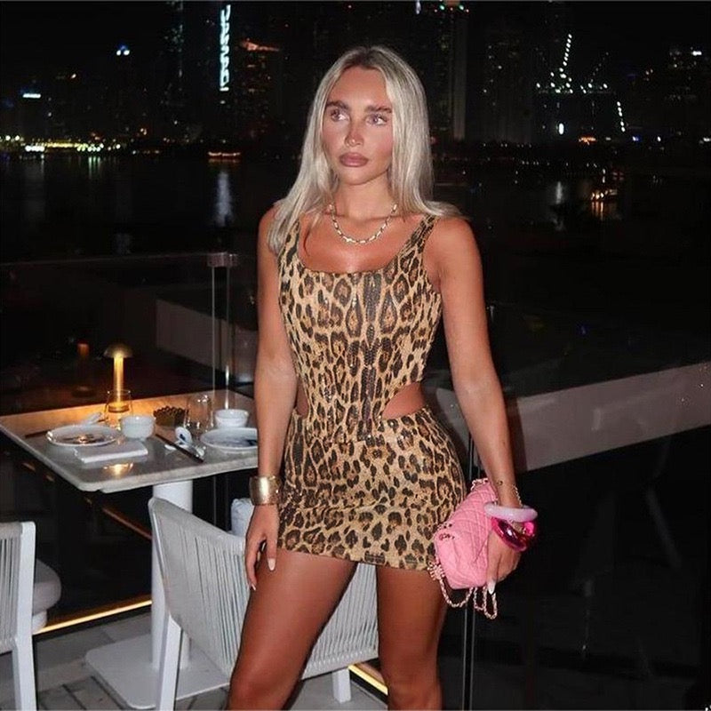 Heartless- Uma Leopard Print Two Piece Co-ord