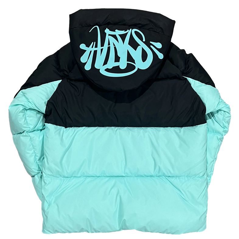 Synaworld ‘Syna Logo’ Puffer Jacket Black/Blue – Royal Culture