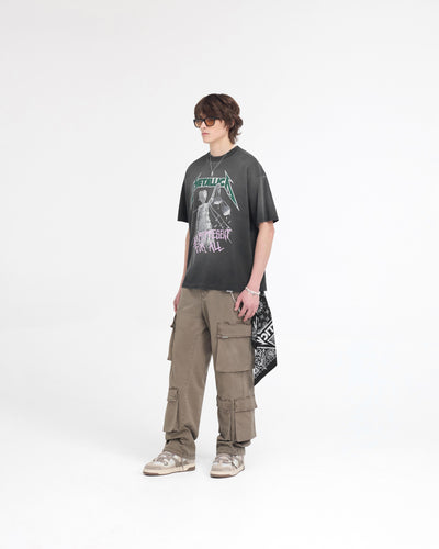 Metallica Justice T-Shirt Stained Black