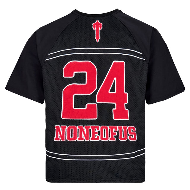 TRAPSTAR NFL ゲームシャツ Nofs X Trapstar Black NFL Jersey – Streetwear Classic – Royal Culture