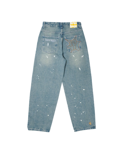 PROTECT LDN Paint Splatter Bonkers Denim