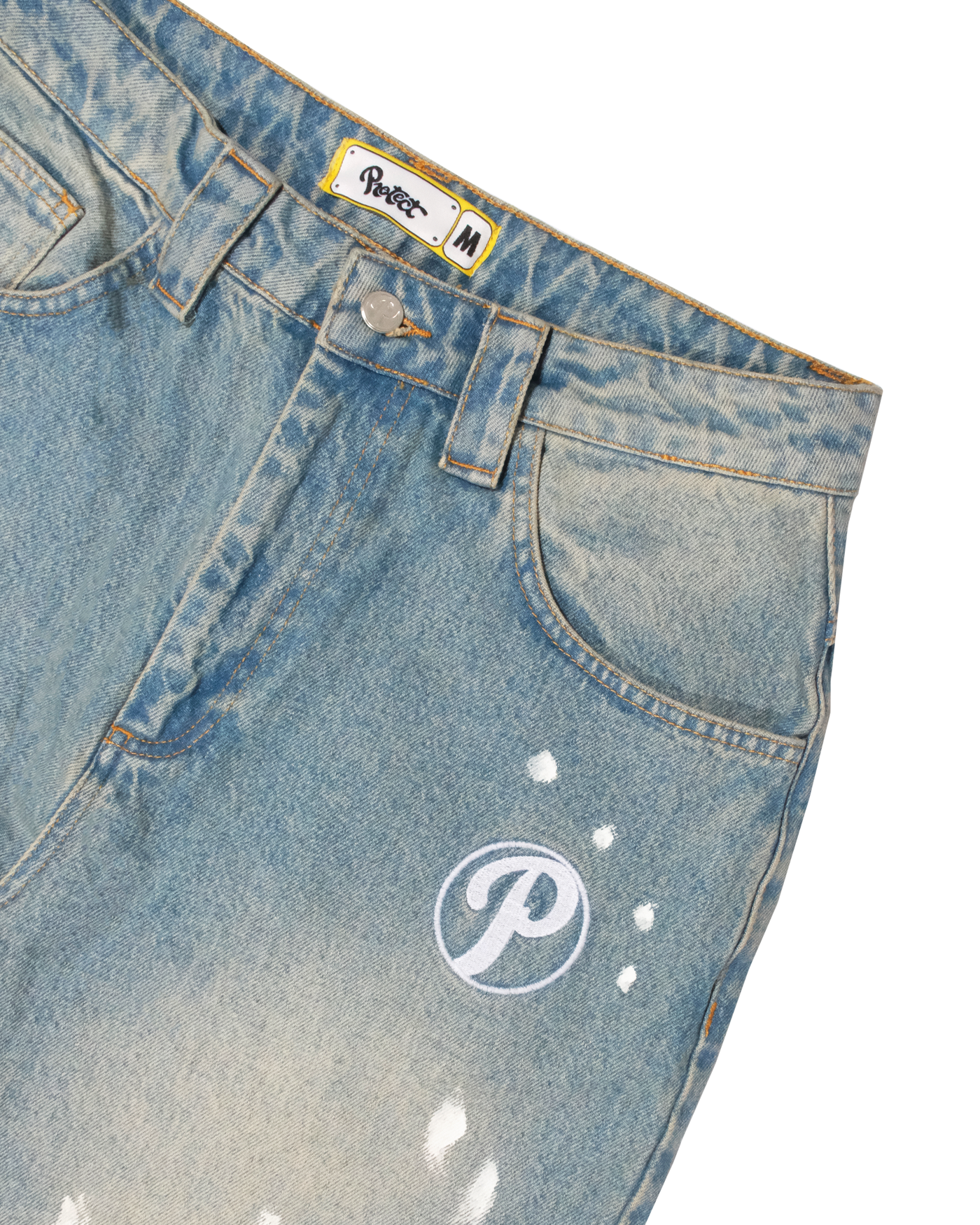 PROTECT LDN Paint Splatter Bonkers Denim