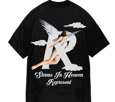 REPRESENT Storms In Heaven T-Shirt - Black
