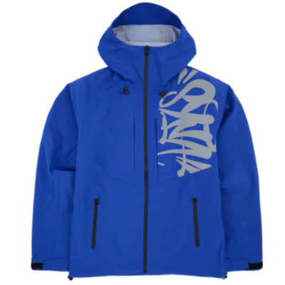 SYNA Blue Street-Ready Cotton Jacket for Urban Confidence