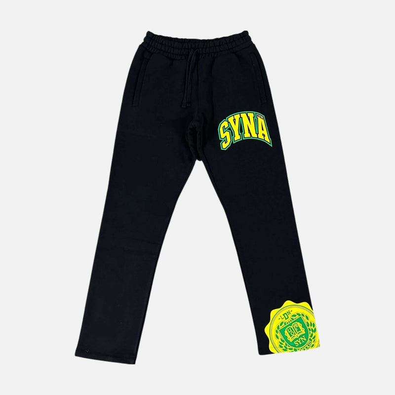 Syna World College Logo Tracksuit - Black / Yellow