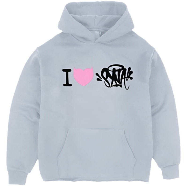 Syna World I Love Syna Hoodie Grey – Royal Culture
