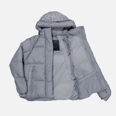 Syna World Logo Puffer Jacket -Grey