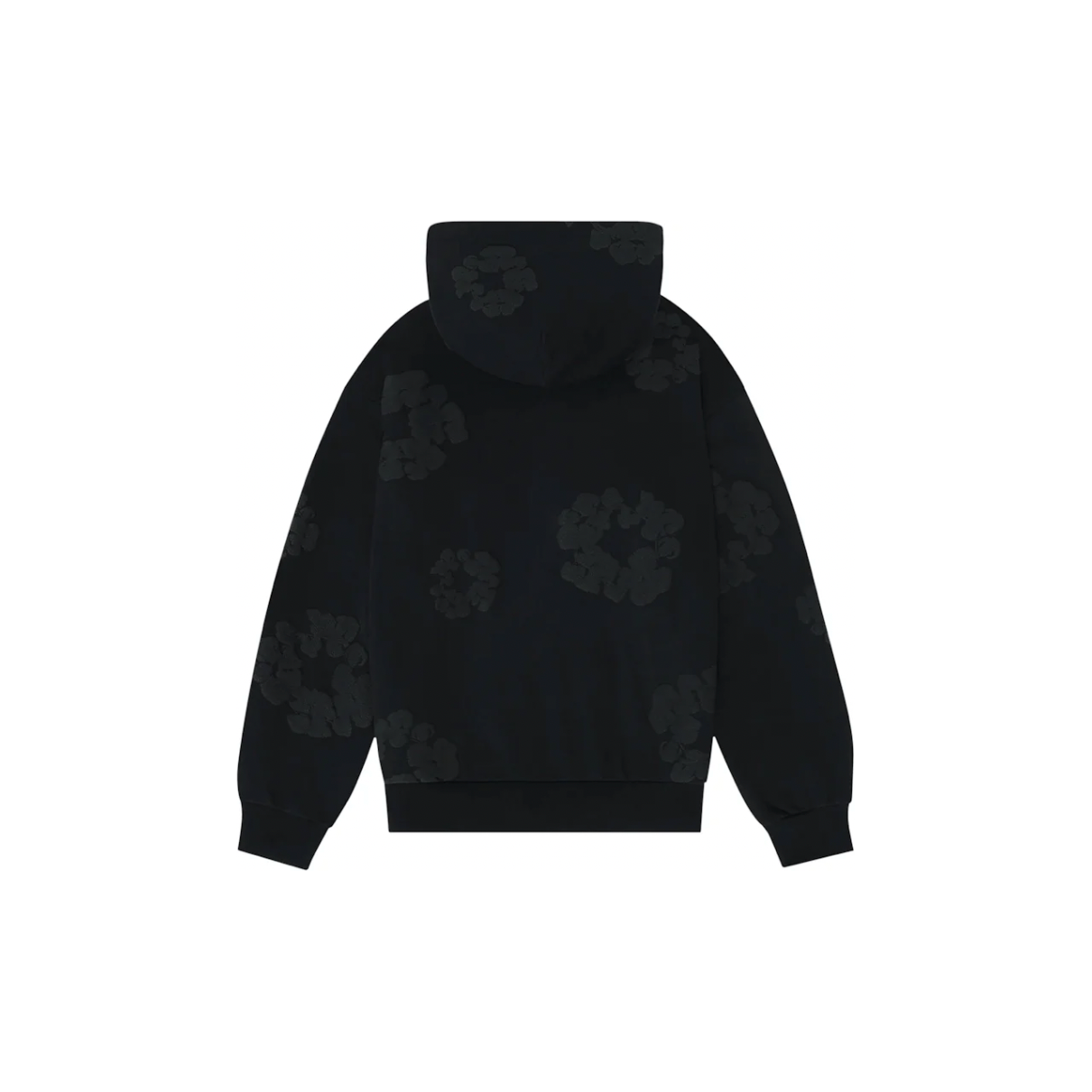 Denim Tears Cotton Wreath Hoodie Black Monochrome