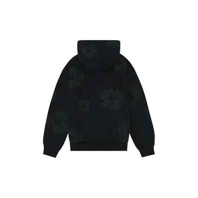 Denim Tears Cotton Wreath Hoodie Black Monochrome