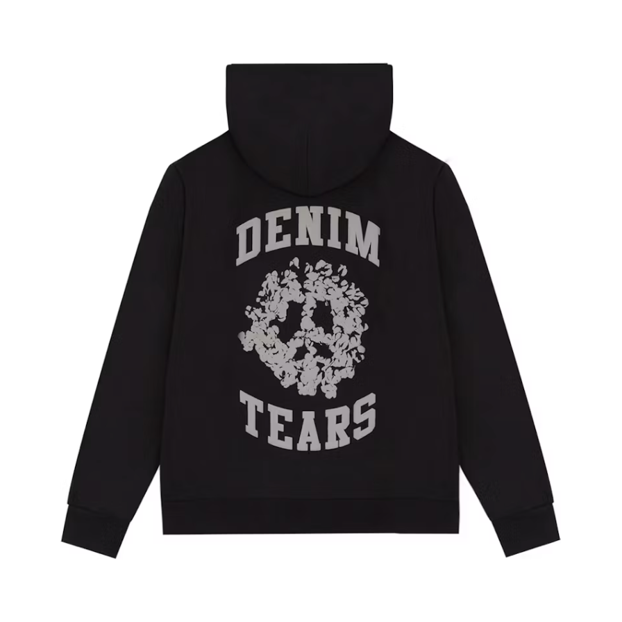 Denim Tears Denim University Zip Hoodie (SS24) Black