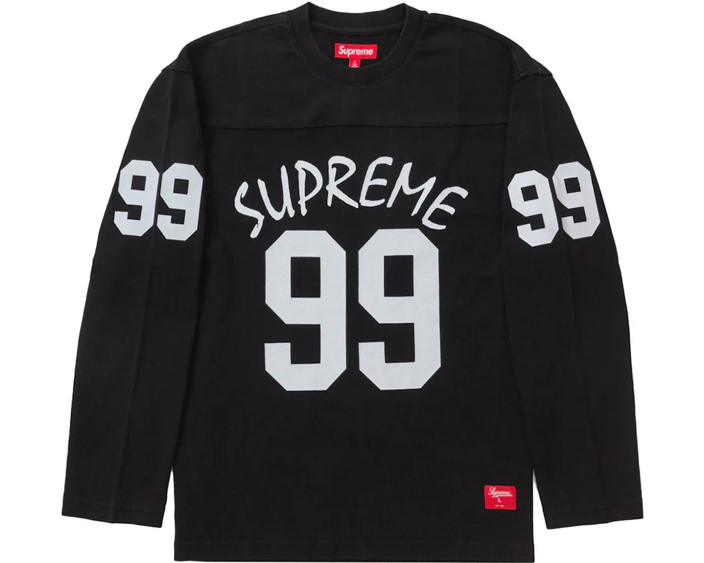 Supreme 99 Long Sleeve Football Top Black – Royal Culture