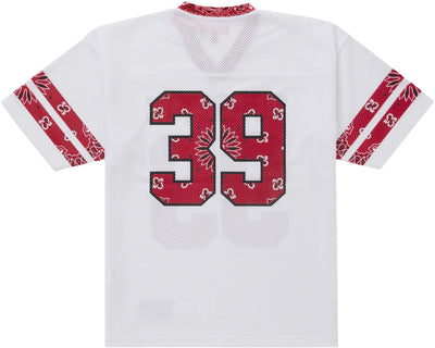 Supreme Bandana Football Jersey White Men's - SS25