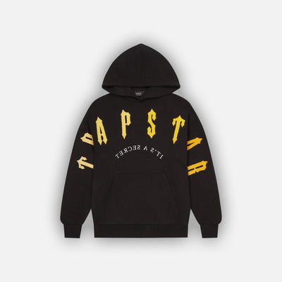 Trapstar Irongate Arch Chenille 2.0 Hooded Tracksuit - Black / Yellow
