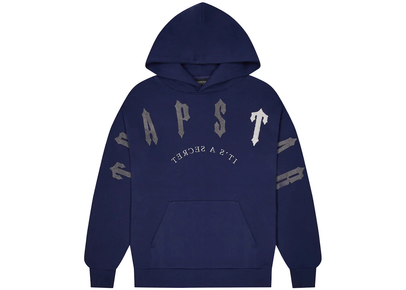 Trapstar Irongate Arch Chenille 2.0 Hooded Tracksuit - Navy