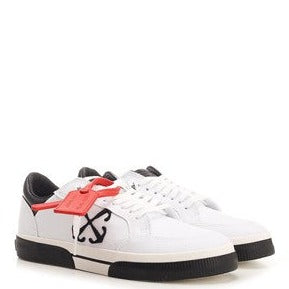 OFF-WHITE Vulcanized canvas low top sneakers