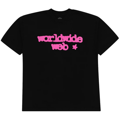 Sp5der Web Tee Black/Pink
