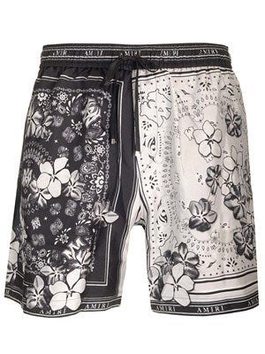 AMIRI Bandana short two-tone