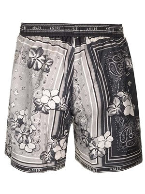 AMIRI Bandana short two-tone