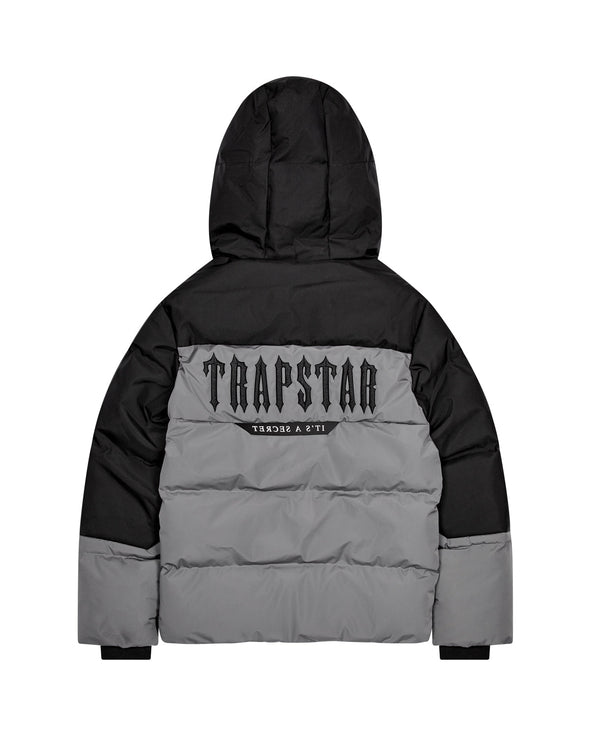Trapstar Decoded AW23 Puffer - Black/Grey
