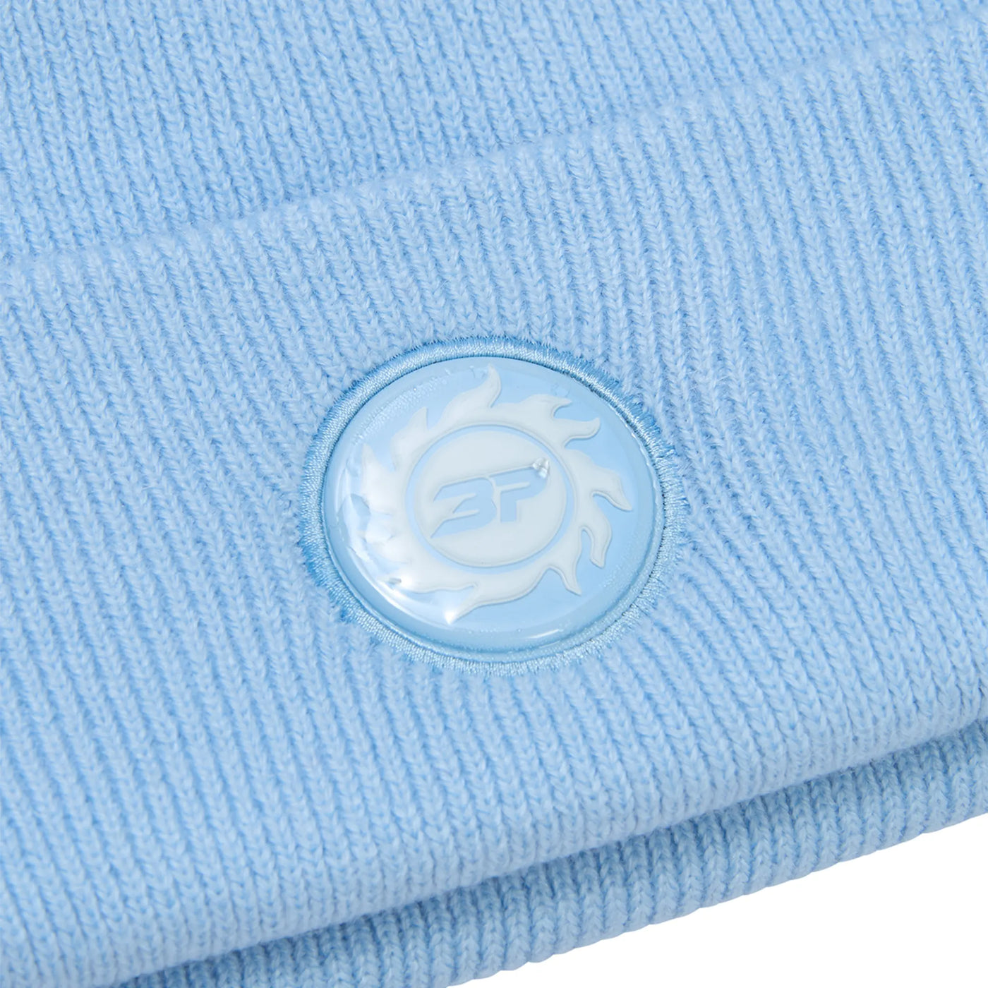 Broken Planet Premium Light Blue Fold‑Over Unisex Beanie