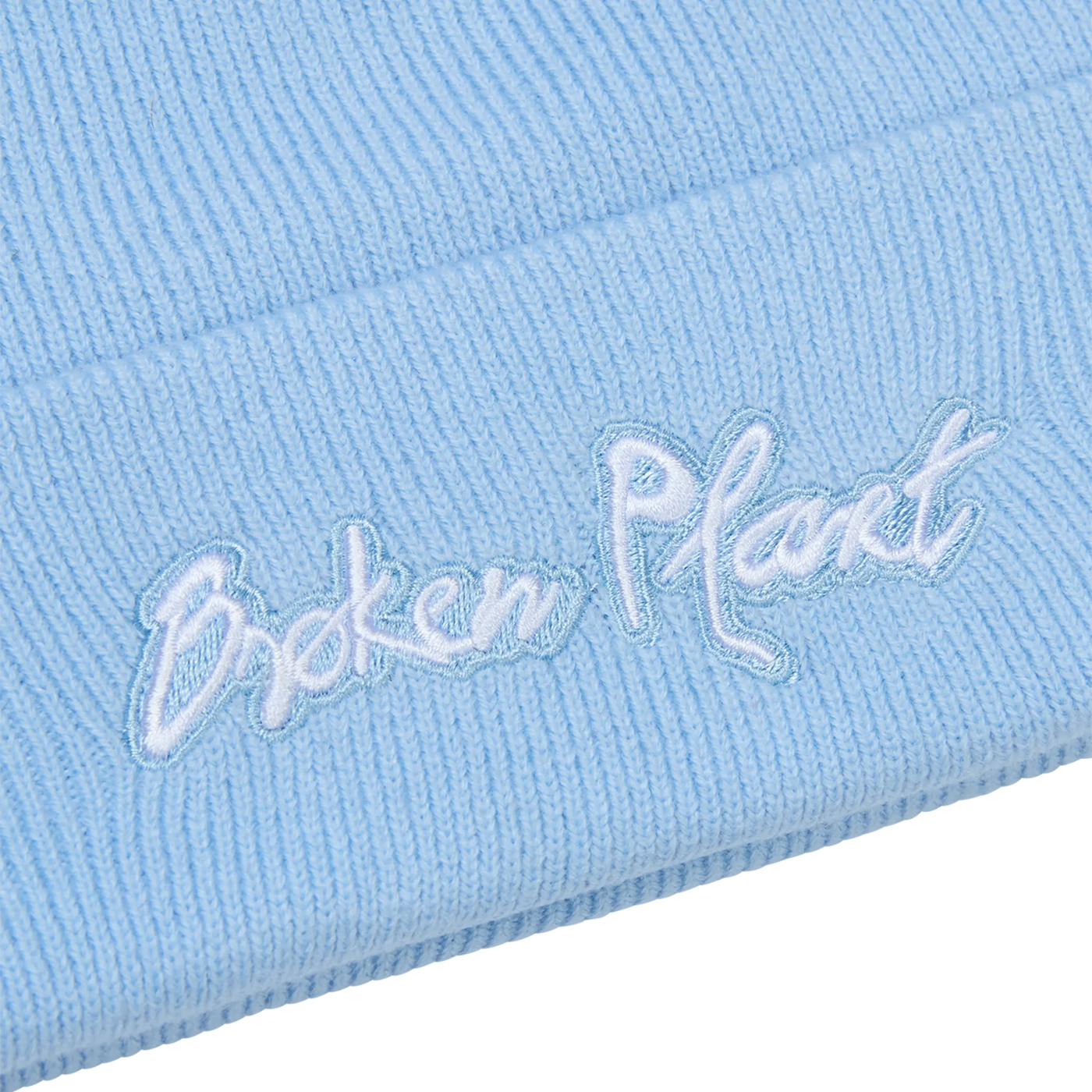 Broken Planet Premium Light Blue Fold‑Over Unisex Beanie