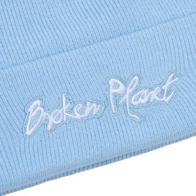 Broken Planet Premium Light Blue Fold‑Over Unisex Beanie