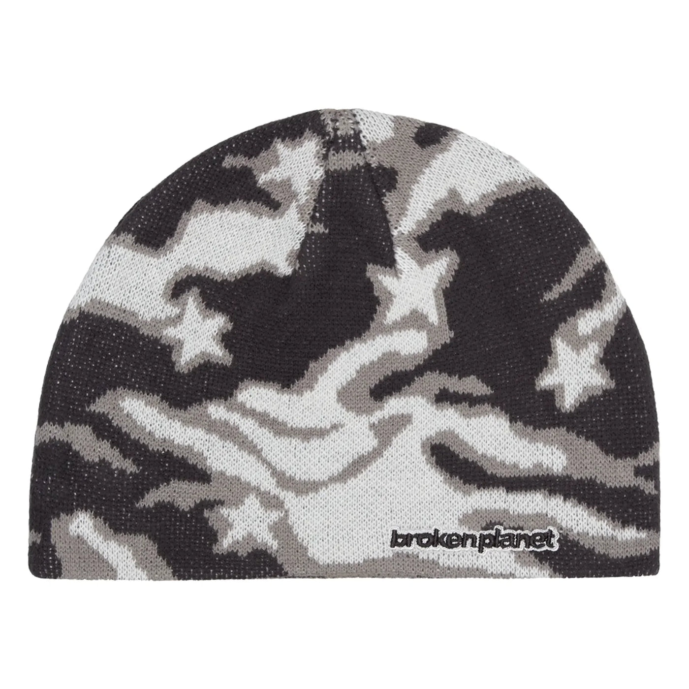 Broken Planet Star Camo Beanie Stylish Warm Knit