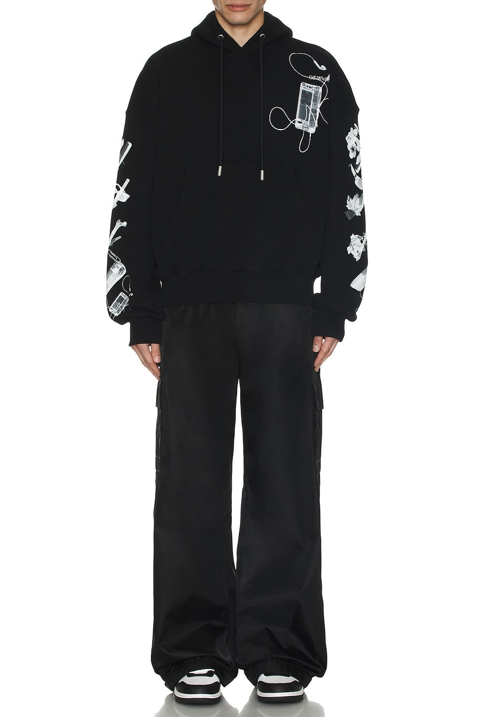 Off White Scan Over Hoodie
