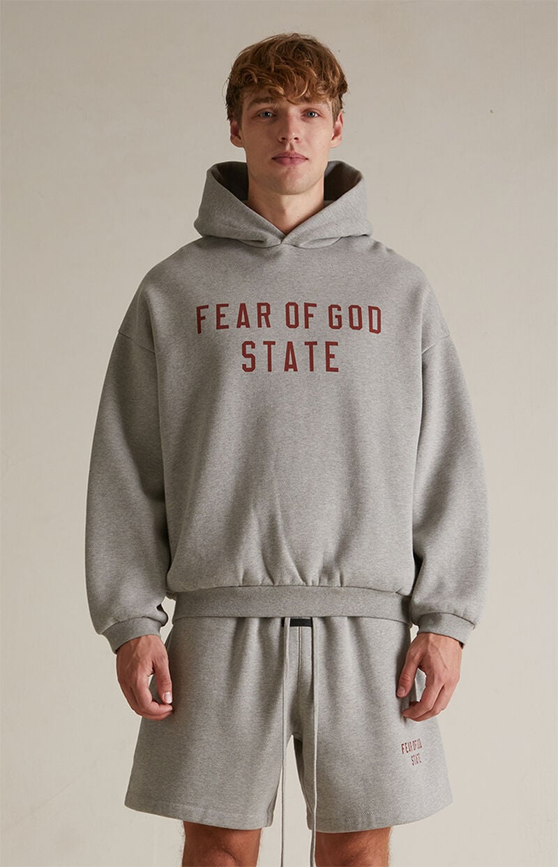 Fear Of God Essentials State Hoodie Dark Heather FW24