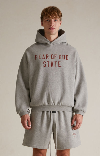 Fear Of God Essentials State Hoodie Dark Heather FW24