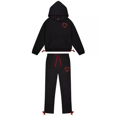 Carsicko Signature Tracksuit - Black Red