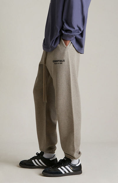 FEAR OF GOD ESSENTIALS Sweatpants SS25 Heather Grey