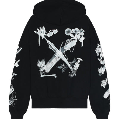 Off White Scan Over Hoodie
