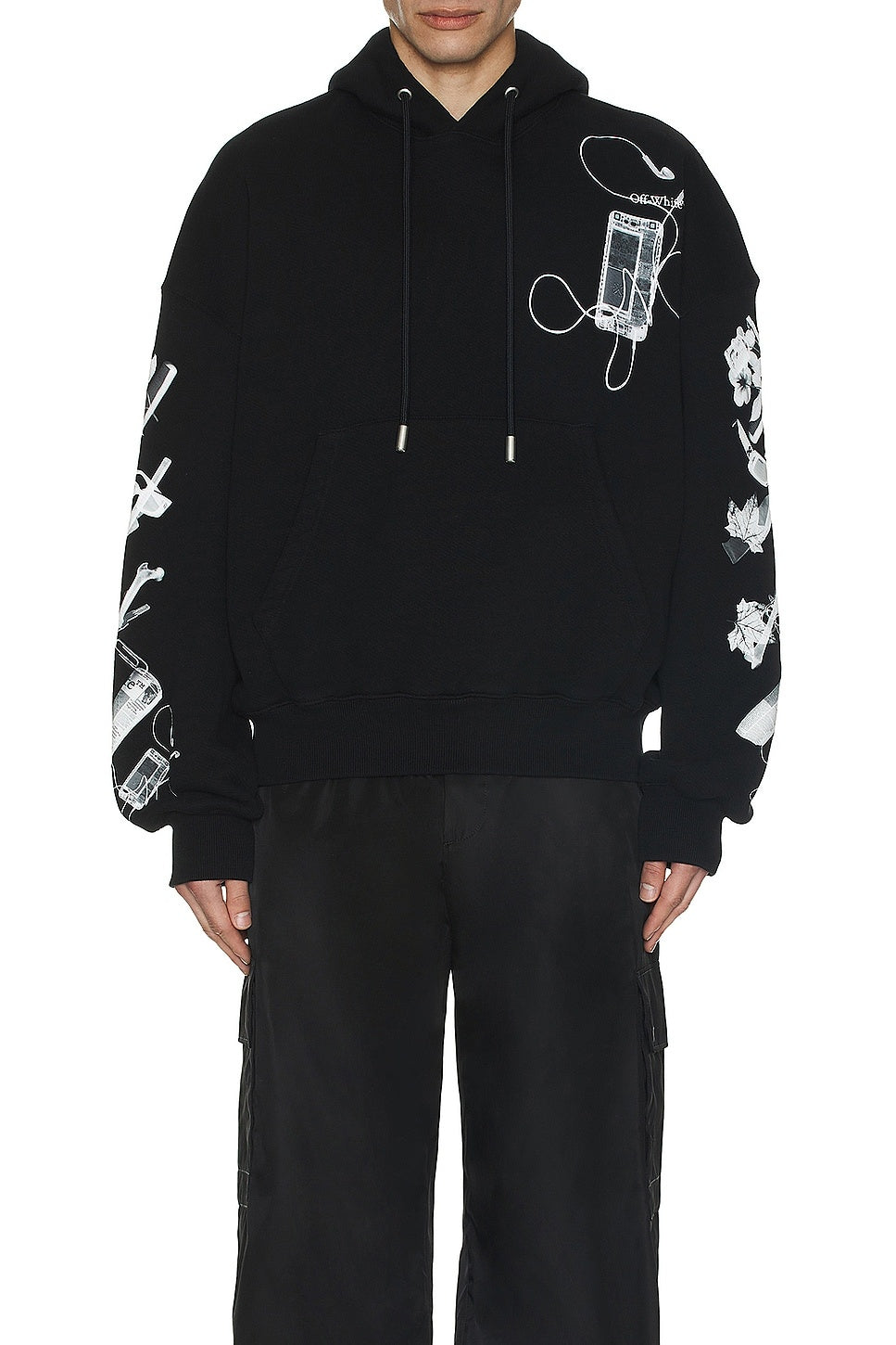 Off White Scan Over Hoodie