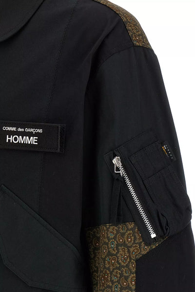 Patchwork bomber jacket