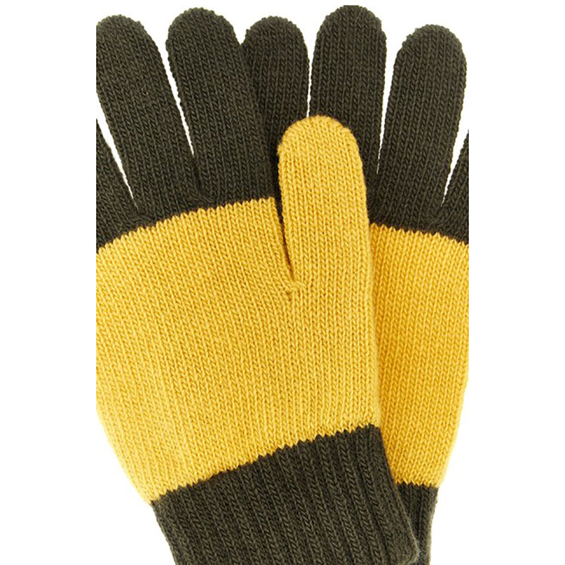 IL GUFO Striped Gloves