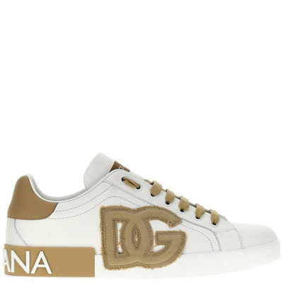 Dolce & gabbana 'portofino' sneakers white/beige