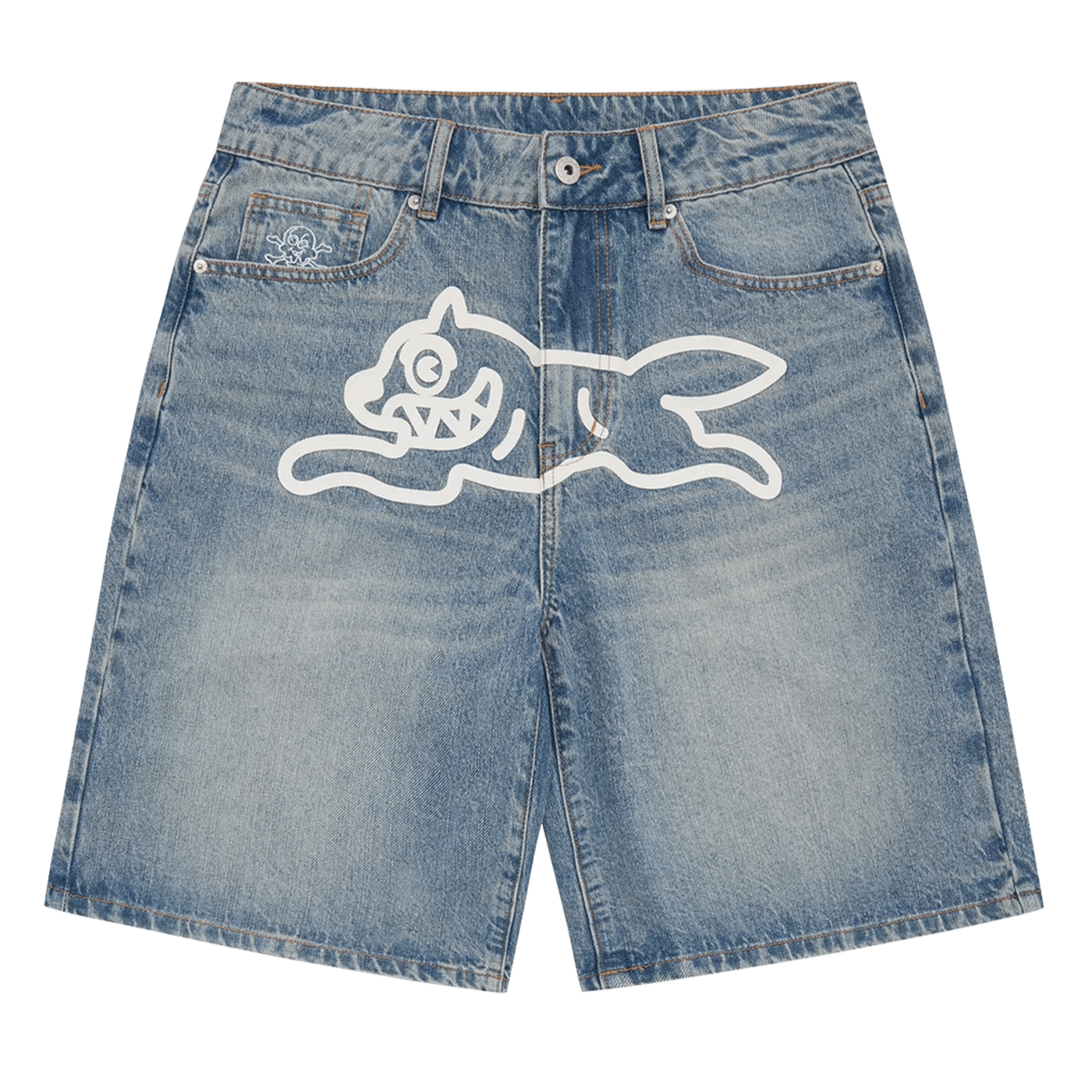 Running Dog Denim Shorts - Icecream Europe