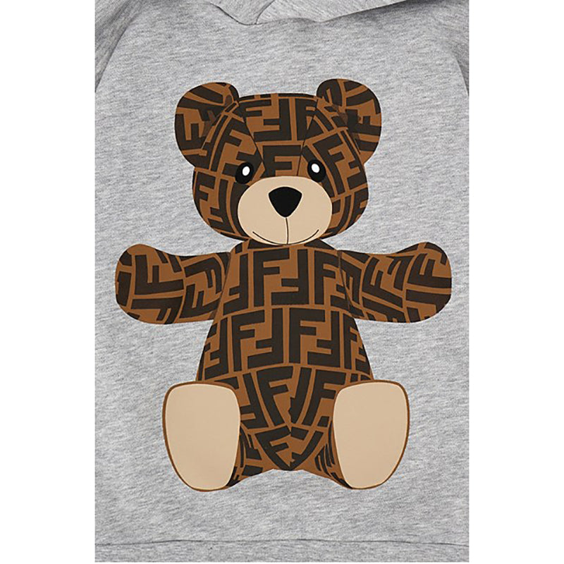FENDI KIDS 'Bear’Hoodie